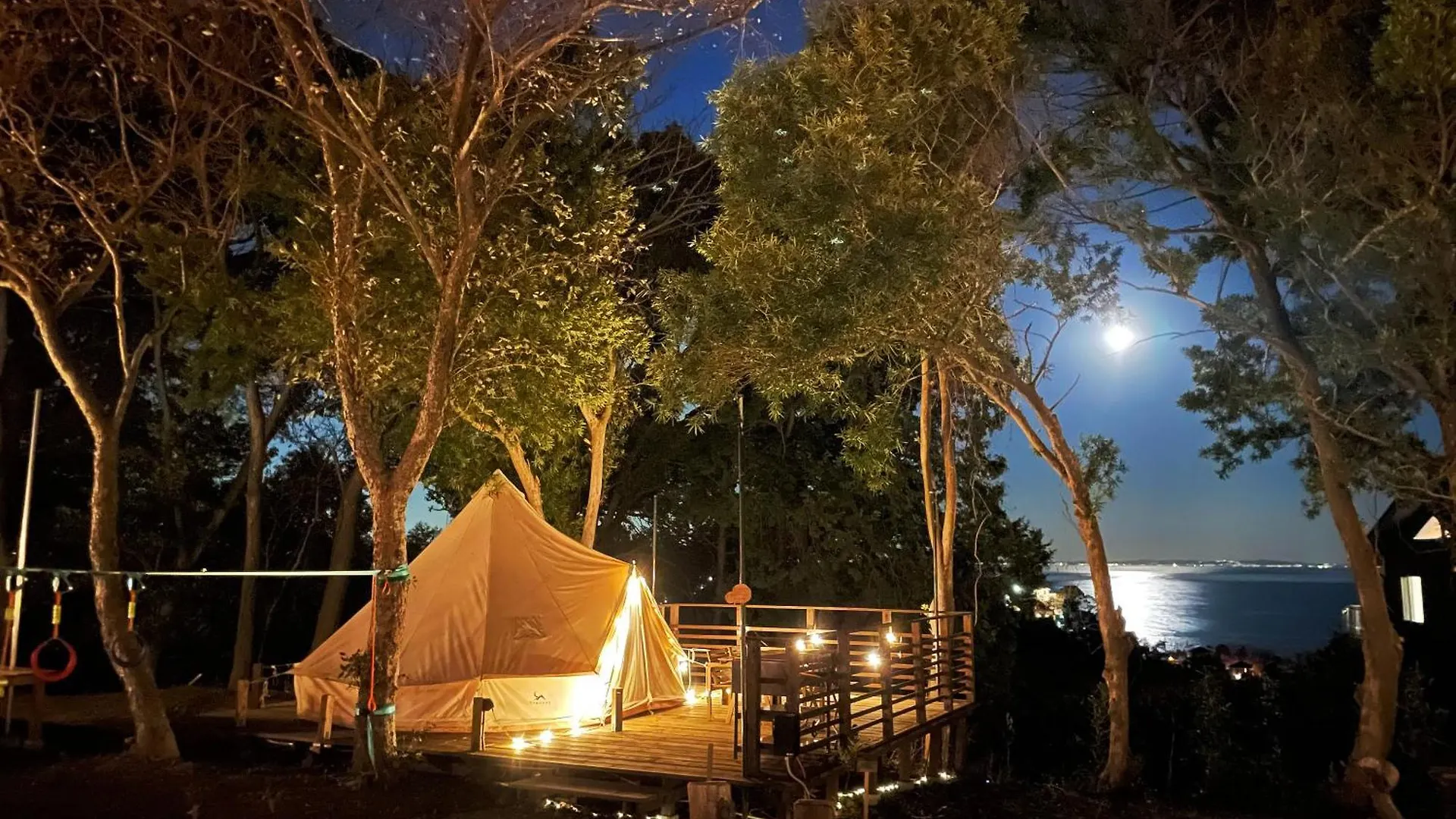 Lüks kamp alanı Couscous Glamping Manazuru Otel Japonya