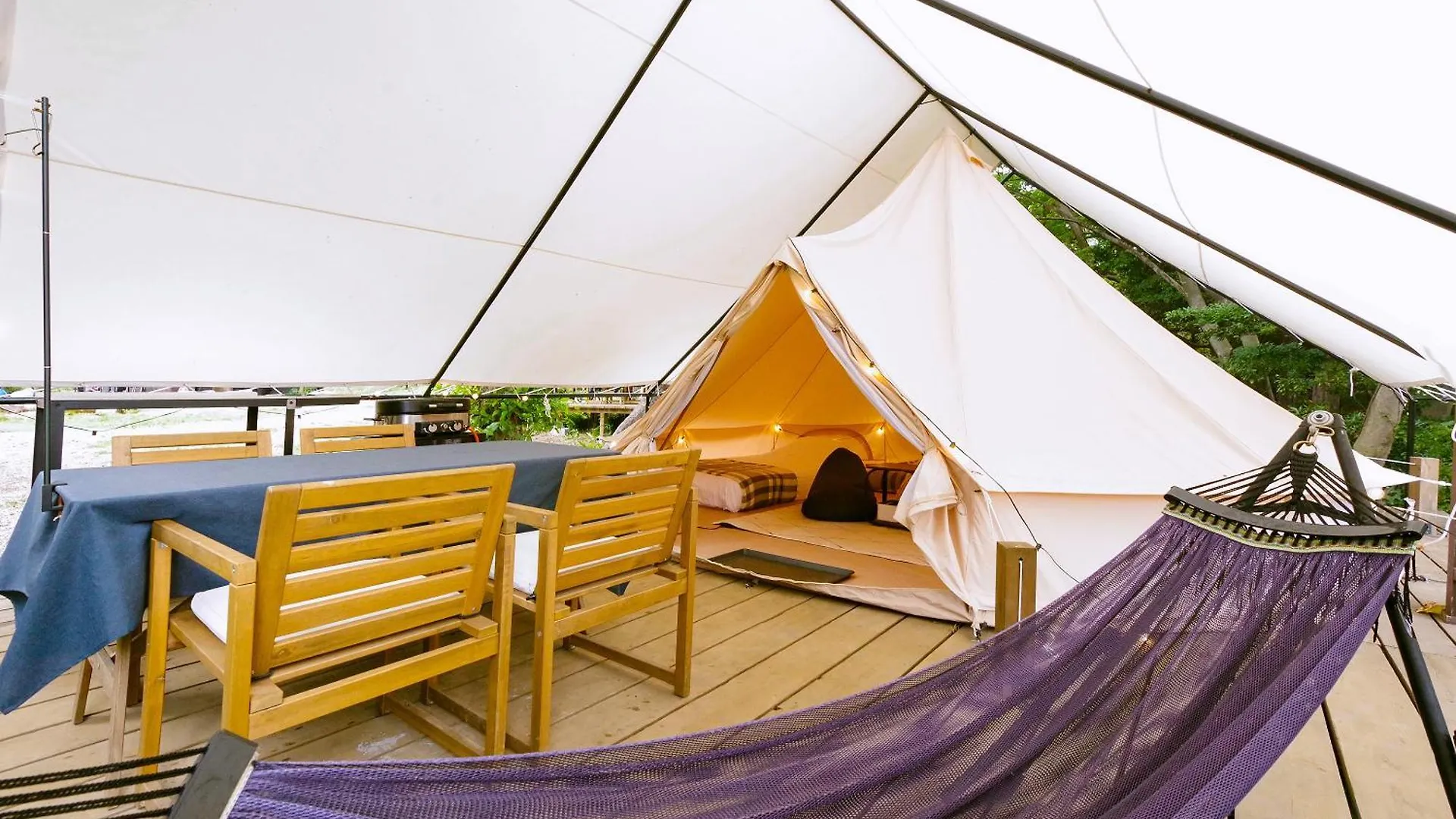 Lüks kamp alanı Couscous Glamping Manazuru Otel Japonya